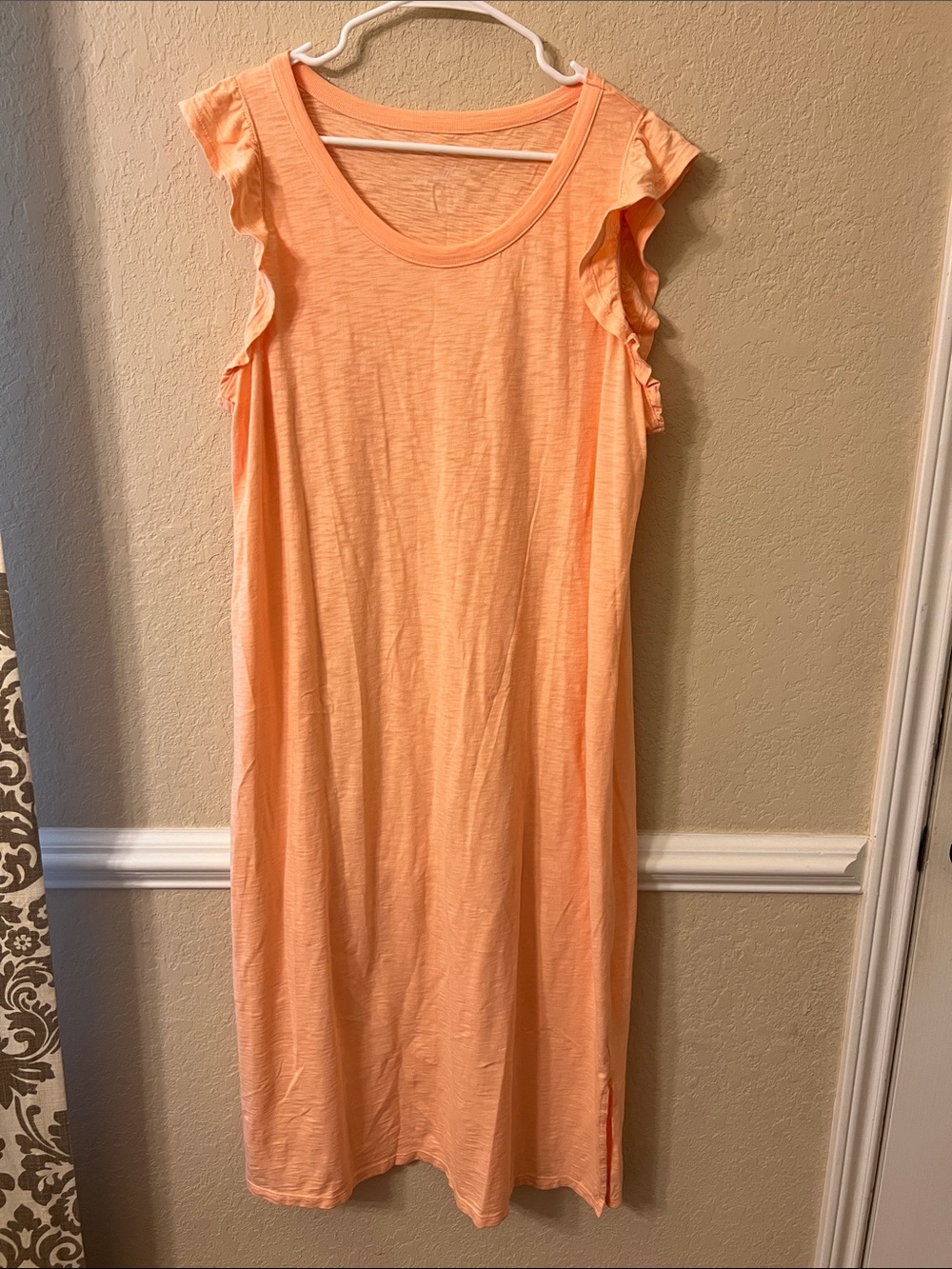 Universal Thread Peach Ruffle Sleeve Sundress
